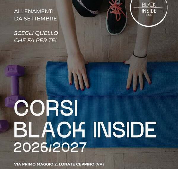 Corsi Black Inside 2026/27: Iscrizioni aperte!