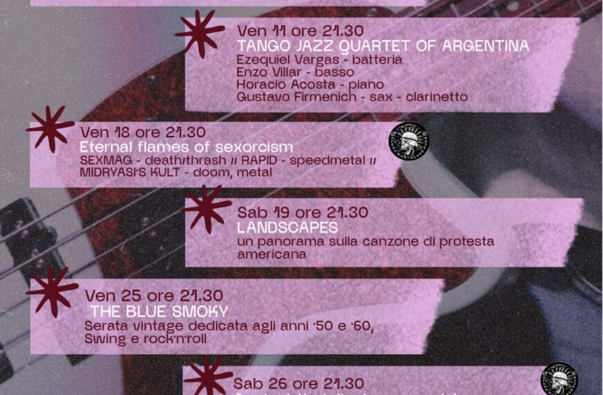 Programma di settembre